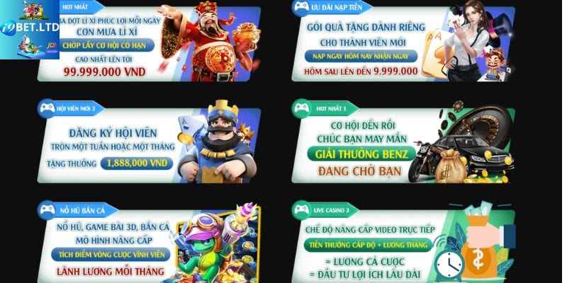 i9bet Casino Online nhận khuyến mãi khủng